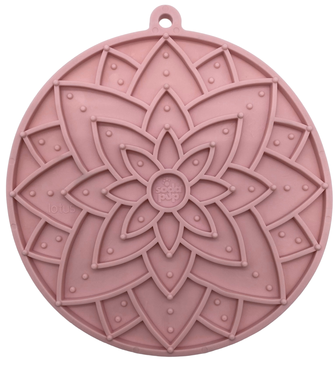 Tapis de léchage "mandala" rose- Taille L