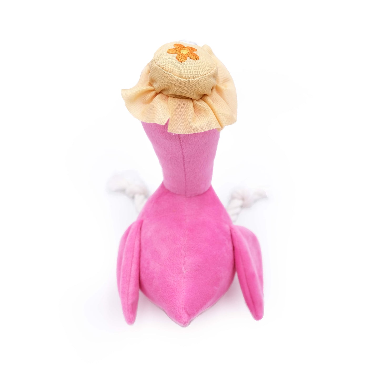 Peluche flamant rose - Jouet pour chien