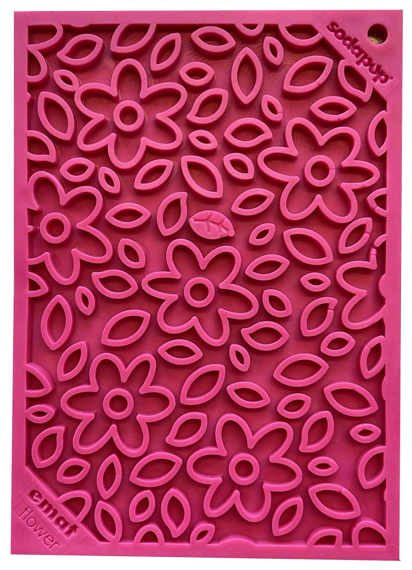 Tapis de léchage "fleur" - Taille S