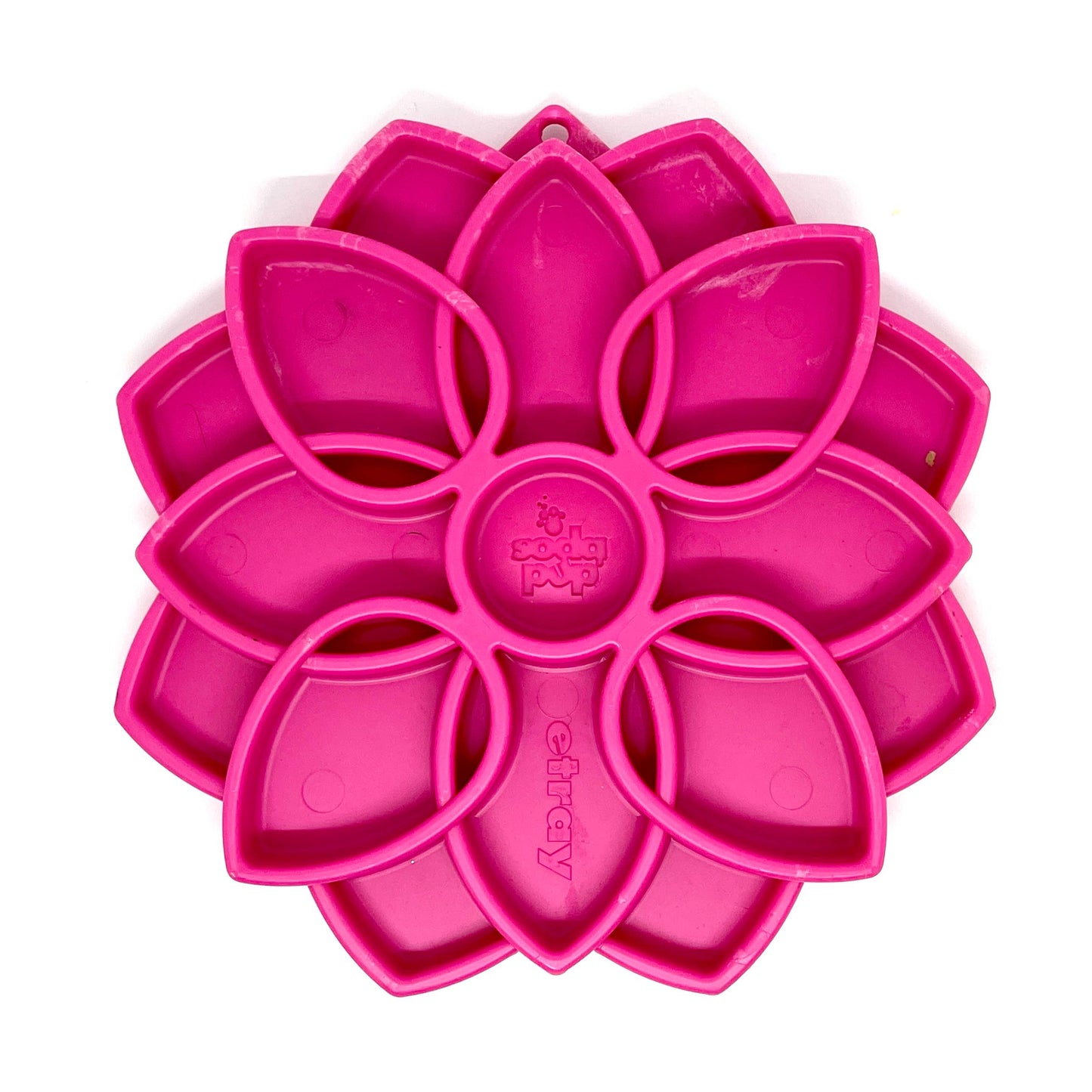 Gamelle anti-glouton "mandala" rose