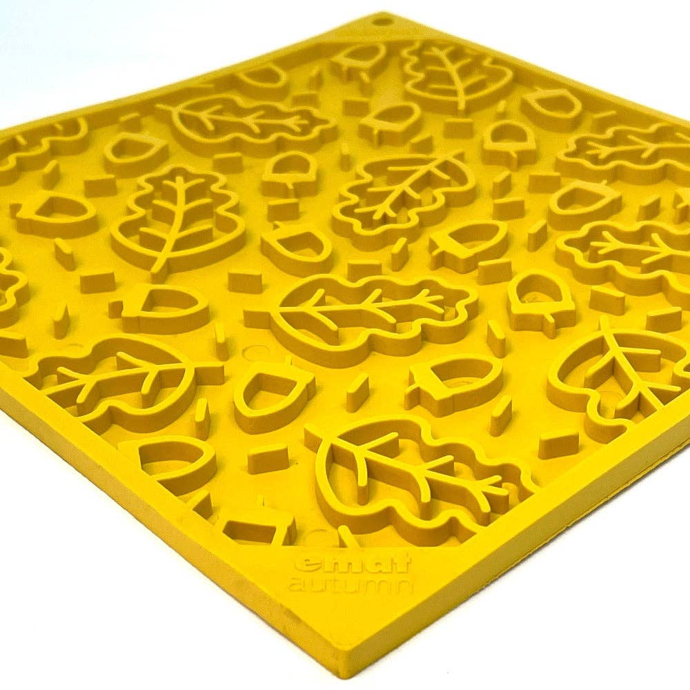 Tapis de léchage "feuilles d'automne" - Taille L