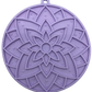Tapis de léchage "mandala" violet - Taille L