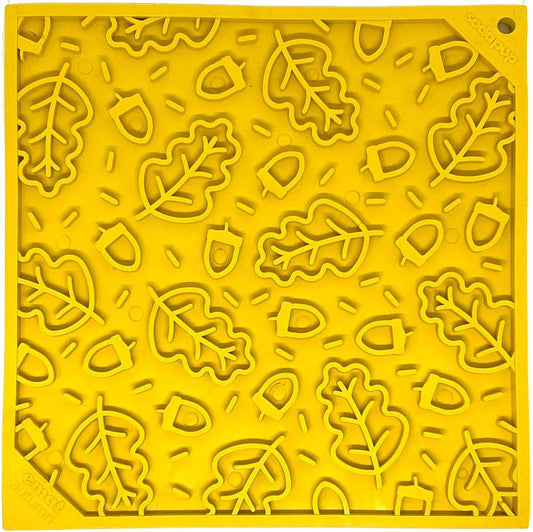 Tapis de léchage "feuilles d'automne" - Taille L