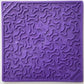Tapis de léchage "os" violet - Taille L