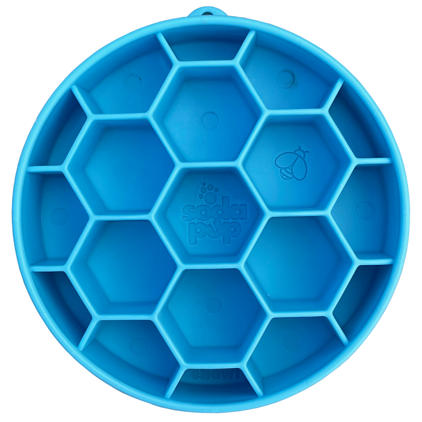 Gamelle anti-gloutons "abeille" bleue