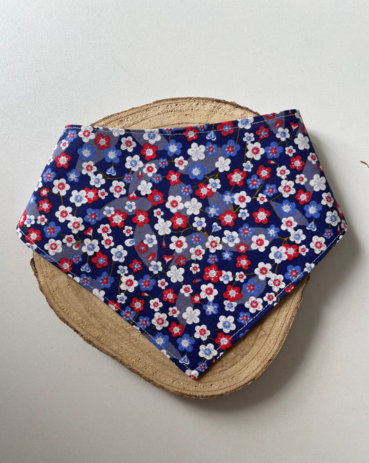 Bandana Blue Flowers